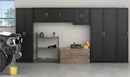 SystemBuild Evolution Kendall 24" Engineered Wood Utility Storage Cabinet Black by CozyNest Decor