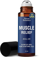 Muscle Relief Essential Oil Roll-On 10 ml - Pure Natural Blend for Sore Muscles, Aches & Recovery - Easy Roller for Athletes & Active Lifestyles - Nexon Botanics by CozyNest Decor