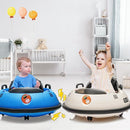 12V Electric Ride on Bumper Car for Toddlers, Kids Bumper Car with Remote Control, LED Lights & 360 Degree Spin, Indoor and Outdoor for 18+ Months Kids (Blue) by TinyTreasures Baby Boutique