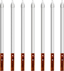 23.6 Inch Long Kabob Skewers,0.91Inch Wide Skewers for Kabobs,Metal Stainless Steel Skewers for Grilling,Extra Large Flat Kebab BBQ Skewers,Barbecue Kabob Sticks with Wood Handle,Set of 7 Kebob by GreenHaven Gardens