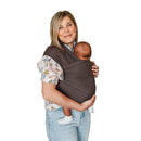 Moby - Classic Baby Wrap Carrier for Newborns & Infants, Hands-Free Newborn Wrap Swaddle Holder - Hickory by TinyTreasures Baby Boutique