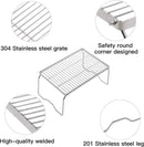 REDCAMP 17" Large Folding Campfire Grill 304 Stainless Steel Grate, Heavy Duty Portable Camping Grill with Carrying Bag for Outdoor Cooking Backpacking Hiking Picnics BBQ by GreenHaven Gardens