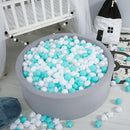 GOGOSO Ball Pit Balls Shapes for Kids - 100 Pieces Crush Proof Stress StarBalls BPA&Phthalate Free Non-Toxic Soft Plastic Ball for Baby Birthday Pool BallPit Accessories by TinyTreasures Baby Boutique