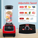 Blender 2L Automatic Smoothie Mixer Baby Food Blender 68oz Fruit Vegetables Juicer 2200W High-Speed Blender Tabletop Soundproof Milkshake Maker (Red) by TinyTreasures Baby Boutique