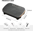 soges Vibration Plate Exercise Machine, Vibrating Exercise Equipment for Whole Body, Vibrate Plate for Home Fitness Workout, Weight Loss, Training by CozyNest Decor