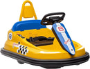 Aosom Toddler Bumper Car, 360° Rotation 6V Kids Electric Ride on Bumper Car with EVA Bumper Edges, Twins Motor, Songs, Horn, LED Lights, Safety Belt for 18-48 Months, Yellow by TinyTreasures Baby Boutique