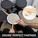 5A Wood Drum Sticks for Kids: 2 Pairs Drumsticks for Electronic Drumming Children Adults Beginner Percussion Accessories by TinyTreasures Baby Boutique