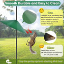 24-inch Large Outdoor Squirrel Baffles for Bird Feeders Pole, Two Way Use, Green Color by GreenHaven Gardens