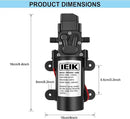 12 Volt Diaphragm Pump 3LPM 0.8 GPM 100PSI Self Priming Sprayer Pump 12V DC Fresh Water Pump Water Pressure Switch for RV Camper Marine Boat Lawn (30W) by GreenHaven Gardens