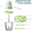 Bear Baby Food Maker, Baby Food Processor Set with Baby Food Containers, Silicone Spoons, Baby Food Puree Blender for Fruit, Vegetable, Meat, Make Fresh and Nutritious Meals for Your Little One by TinyTreasures Baby Boutique