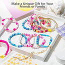 BBita 6680Pcs Clay Beads Bracelet Making Kit, Flat Preppy Beads for Friendship Bracelets, Polymer Clay Beads with Charms for Jewelry Earrings Necklaces Making Kit, Crafts Gifts for Girls Ages 6-12 by TinyTreasures Baby Boutique