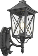 Darkaway Outdoor Wall Light Fixture,Outside Porch Lights Wall Mounted Seeded Glass Exterior Waterproof Lantern Modern E26 Socket Wall Sconce Lighting for Front Door Yard Patio by GreenHaven Gardens