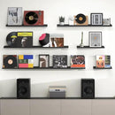 Heimlove Picture Ledge Shelf, Floating Shelves Set of 2, 36 Inches Picture Shelf for Wall with Ledge, Kids Bookshelf Wall Mounted for Living Room Bedroom Decor Books Photo Frames - Black by CozyNest Decor