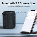Bluetooth Speaker Wireless,IP67 Waterproof & Dustproof Portable Speaker with Lights,15W Loud Stereo Sound, 2500mAh Battery All Day Playtime, TWS Pairing, BT5.3, Home/Party/Outdoor/Beach (Blue Black) by TinyTreasures Baby Boutique