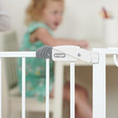 Regalo 56-Inch Extra WideSpan Walk Through Baby Gate, Includes 4-Inch, 8-Inch and 12-Inch Extension, 8 Piece Set - 4 Pack of Pressure Mounts and 4 Pack of Wall Cups and Mounting Kit, White by TinyTreasures Baby Boutique