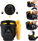 Accmor Stroller Cup Holder with Phone Holder, Bike Cup Holder, Universal Cup Holder for Uppababy Nuna Doona Strollers, 2-in-1 Cup Phone Holder for Stroller, Bike, Wheelchair, Walker, Scooter by TinyTreasures Baby Boutique