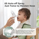 Momcozy BreezyClear™ 2-in-1 Electric Nasal Aspirator with Spray, Nasal Aspirator for Baby, 65kPa Nose Sucker with 4 Adjustable Suction Levels,Portable Electric Nose Cleaner,Light & Music Soothing by TinyTreasures Baby Boutique