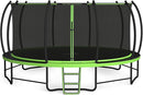BCAN 8FT 10FT 12FT 14FT 15FT 16FT Recreational Trampoline with Enclosure for Kids Adults, ASTM Approved, Outdoor Trampolines with Ladder for Kids by TinyTreasures Baby Boutique