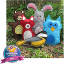 Woodland Animals Kids Sewing Kit, Educational Beginner Arts & Crafts Gift for Boys and Girls Ages 7 to 13 DIY Learn to Sew Embroidery by TinyTreasures Baby Boutique