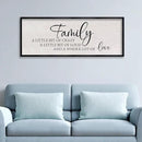 LuZhiQiang Family A Little Bit of Crazy Sign Wall Decor 40"x15" Large Family Signs Wood Framed Hanging Wall Art (Black) by CozyNest Decor