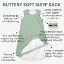 Baby Bamboo Sleep Sack, 70% Rayon Made from Bamboo 30% Cotton 1.0 TOG Infant Wearable Blanket by TinyTreasures Baby Boutique
