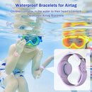 R-fun Waterproof for Air Tag Bracelets [2 Pack] Compatible with Apple Air Tag Finders with Soft Silicone,Anti Lost GPS Item Finders Case Cover,Pink/Light Purple by TinyTreasures Baby Boutique