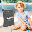 2 Pcs Large Travel Laundry Bag Waterproof Wet Dry Bag Washable Dirty Clothes Bag for Gym Clothes Laundry Wet Clothes Swimming Yoga by TinyTreasures Baby Boutique