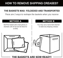 OIAHOMY Storage Cubes 11 Inch - 3 Pack, Cotton Rope Woven Baskets for Organizing, Square Storage Baskets for Shelves Organizer, Classroom, Kids Toy Bins, Closet, Baby Nursery-White by CozyNest Decor