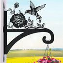 Hanging Plant Hanger Bracket Plant Hooks for Hanging Baskets Heavy Duty Decorative Hummingbird Silhouette Wall Mounted Hanging Plant Hangers Outdoor for Flower Pot Bird Feeder Wind Chimes by GreenHaven Gardens