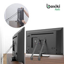 Boxiki kids Furniture Straps - Anti Tip Strap for Baby Proofing & Child Safety - 8 Pack of Adjustable Wall Straps and TV Straps - Fixings to Anchor Shelves & Cabinets(Black) by TinyTreasures Baby Boutique