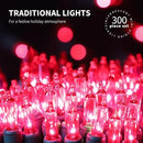 300LIGHTS(2*150L) Pink Extra-Bright with End Connectors Christmas Decorative Lights 19.44m UL Certified Mini String Light Set Waterproof for Home Garden Holiday Tree Party Patio Decor Wedding by CozyNest Decor