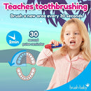 Brush‑Baby - KidzSonic Flamingo Kids Electric Toothbrush for Ages 3+ with Disco LED Lights, Gentle Sonic Vibrations, 2-Minute Smart Timer & 30‑Second Pulse Reminders – AAA Battery Included by TinyTreasures Baby Boutique