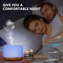 SACATR Essential Oil Diffusers for Home with 36 Oil Diffuser Sets, 500ml Aroma Diffuser for Essential Oils Large Room, Ultrasonic Cool Mist Diffuser Auto Shut-Off 4 Timers 15 Colors (36x5mL) by CozyNest Decor