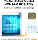 WABI UVC LEDs 3-in-1 Sanitizer & Dryer 360° Box | Disinfect, Dry, & Store Everyday Items, Baby Feeding Gear, and Electronics | Touch Control, LED (No Mercury) | Smart Storage Mode by TinyTreasures Baby Boutique