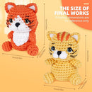 MOREJMTT Crochet Kit for Beginners, Learn to Crochet, Include Easy Knitting Soft Yarn, Step-by-Step Video Tutorial, Hook, Holiday Birthday Gift for Adults and Kids(2pack cat) by TinyTreasures Baby Boutique