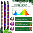 wolezek Grow Lights for Indoor Plants, Full Spectrum LED Plant Grow Light with Adjustable Stand and Sturdy Clip, 5-Heads Plant Light with Auto 6/12/16H Timer, 3 Light Modes, 5 Levels Dimmable by GreenHaven Gardens