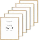 HAUS AND HUES 8x10 Frames Set of 6, Wood Picture Frames 8x10, 8x10 Picture Frame Set of 6, Wooden Picture Frames 8x10, 8x10 Picture Frame Set, 8x10 Frames, 8x10 Picture Frame Pack, 8x10 Poster Frame by CozyNest Decor