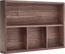pandapark Wood Organizer Tray,Black Walnut,Desk & Drawer Storage Box (Walnut Master) by CozyNest Decor
