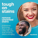 AquaSonic Professional Teeth Whitening Strips - Enamel Safe Teeth Whitening with Hydrogen Peroxide - Easy to Use, Non-Slip, Affordable & Effective (Unflavored) by CozyNest Decor