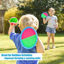 Ayeboovi Toss and Catch Ball Set Beach Toys Pool Toys Outdoor Games Outdoor Toys Yard Games Easter Toys Gifts for Kids Ball and Catch Game with 4 Paddles and 4 Balls [Upgraded Version] by TinyTreasures Baby Boutique