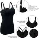 Womens Maternity Nursing Tank Cami for Breastfeeding with Adjustable Straps by TinyTreasures Baby Boutique