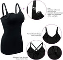 Womens Maternity Nursing Tank Cami for Breastfeeding with Adjustable Straps by TinyTreasures Baby Boutique