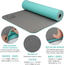 Yoga Mat Non Slip, Eco Friendly Fitness Exercise Mat with Carrying Strap,Pro Yoga Mats for Women,Workout Mats for Home, Pilates and Floor Exercises by TinyTreasures Baby Boutique