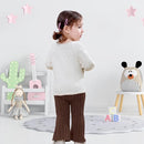 Neutocd Baby Girl Flare Pants Toddler Bell Bottoms Leggings Infant Stretchy Soft Trousers Solid Elastic Waist Pants by TinyTreasures Baby Boutique