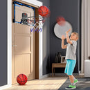 HopeRock Indoor Mini Basketball Hoop for Kids, Basketball Hoops Over The Door with LED Lighting, Mini Hoop with Scoreboard & 3 Balls, Basketball Toys Gifts for 5 6 7 8 9 10 11 12 Year Old Boys Girls by TinyTreasures Baby Boutique