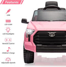 Electric Car for Kids, Licensed Toyota Tundra 12V Electric Truck, Off-Road Kids Car w/Remote, Spring Suspension & 3 Speeds, LED Headlights, Ride-On Toys for Boys/Girls by TinyTreasures Baby Boutique