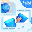 yeesport 24 Pcs Sport Stacking Cups, Sport Training Game for Challenge Competition, Plastic Stacking Cups, Classic Family Game for Kids and Adults, Blue+Green by TinyTreasures Baby Boutique
