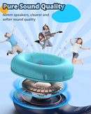 Tronsmart Kids Headphone for School Travel, Foldable Safe Volume 85/93dB, HD Stereo Sound Over-Ear Boys Girls Headphones for Kid, 3.5mm Kids Headphones with Cord for iPad, Kindle, Tablets,KH01(Blue) by TinyTreasures Baby Boutique