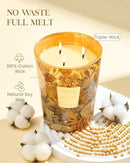 M&SENSE Neroli Noir Scented Candle 3 Wick 35oz 150H Long Lasting, Natural Soy Candles Stress Relief Calm Home Fragrance Housewarming Gifts by CozyNest Decor