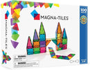 MAGNA-TILES Classic 100-Piece Magnetic Construction Set, The ORIGINAL Magnetic Building Brand by TinyTreasures Baby Boutique